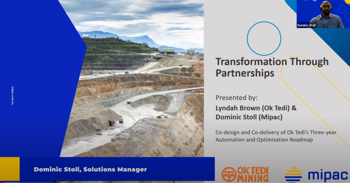 Webinar - Mipac and Ok Tedi at Austmine Collaboration Showcase - Mipac